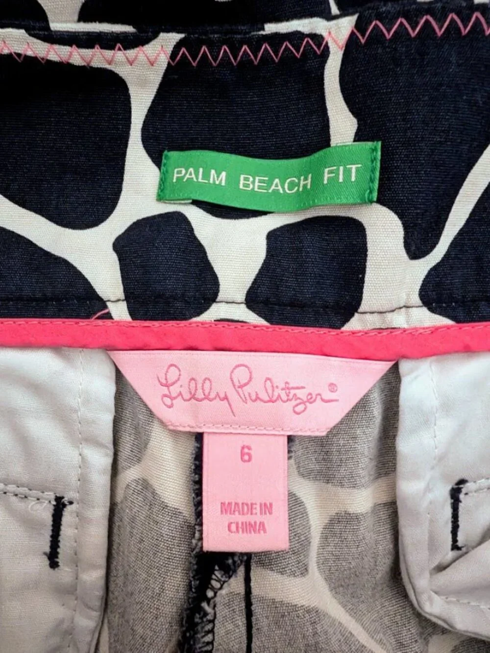 Lilly Pulitzer Palm‎ Beach Fit crop pants Size 6